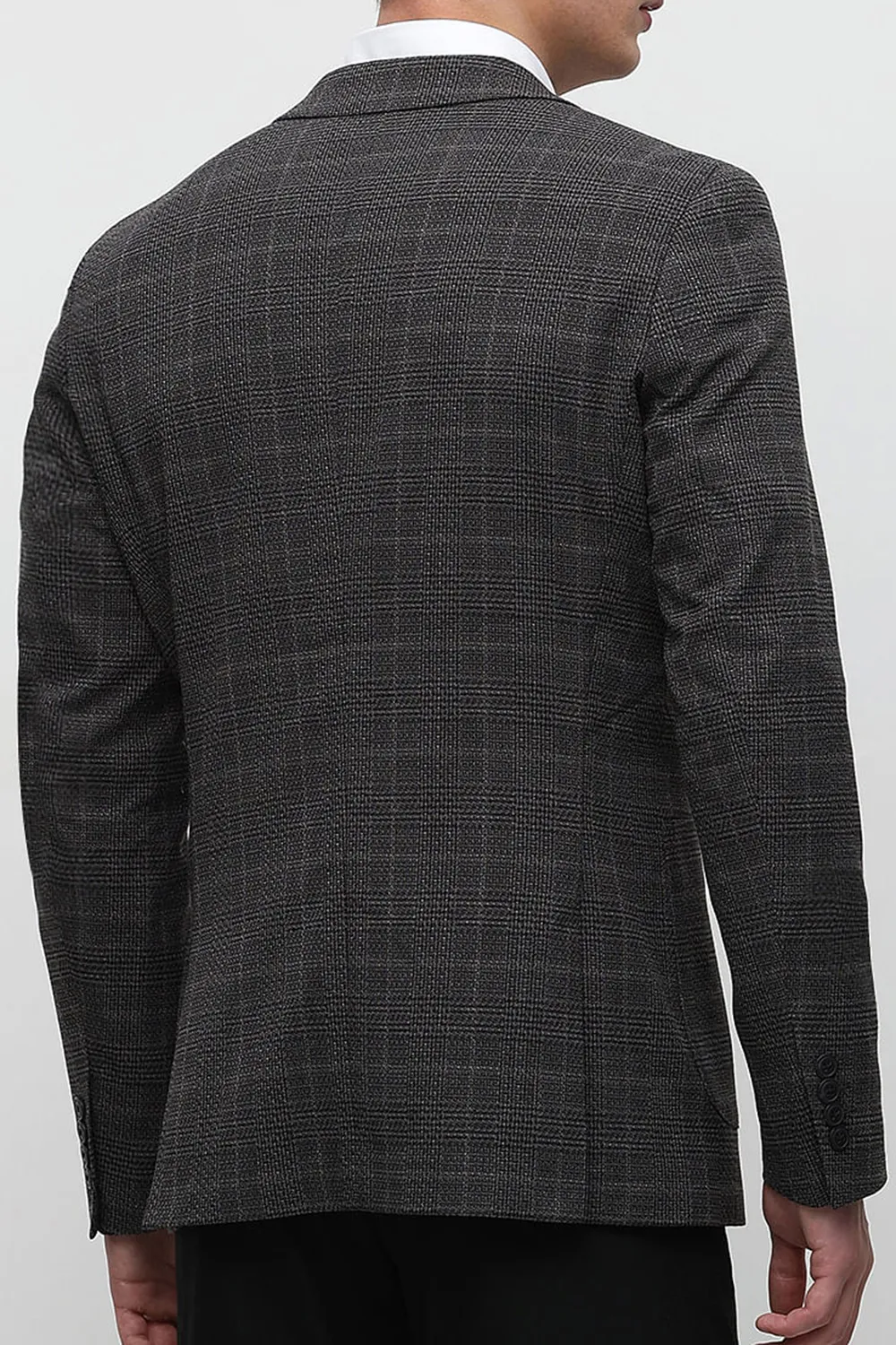 Brown Check Blazer