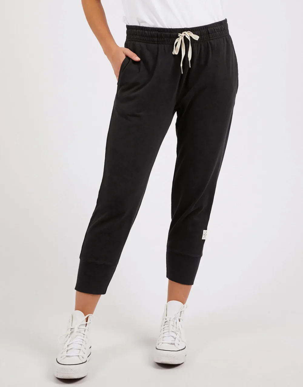 3/4 Brunch Pants - Black