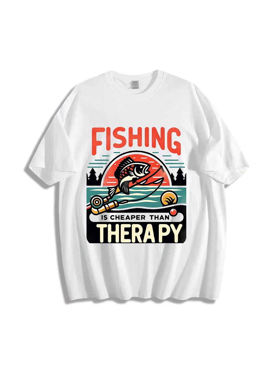 Fishing Is Cheaper Than Therapy T-Shirt