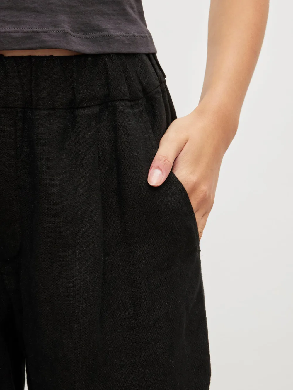 Jessie Heavy Linen Pant