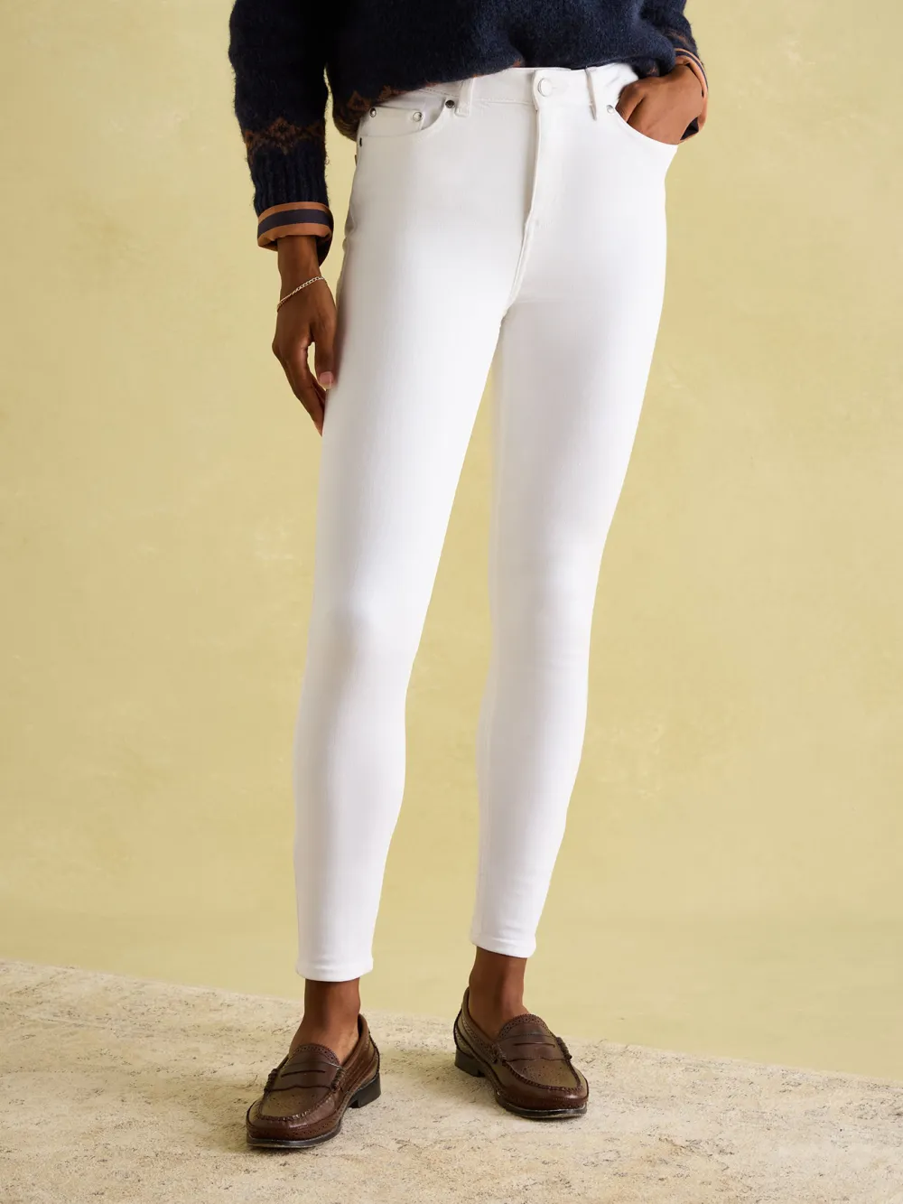 White Skinny Fit Jeans