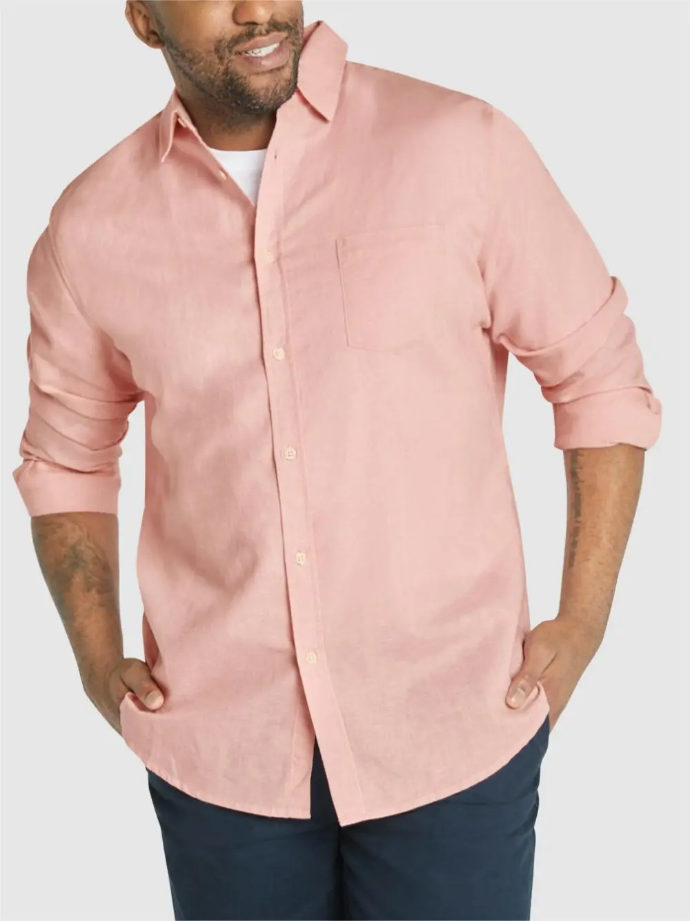 SEASHELL ANDERS LINEN SHIRT