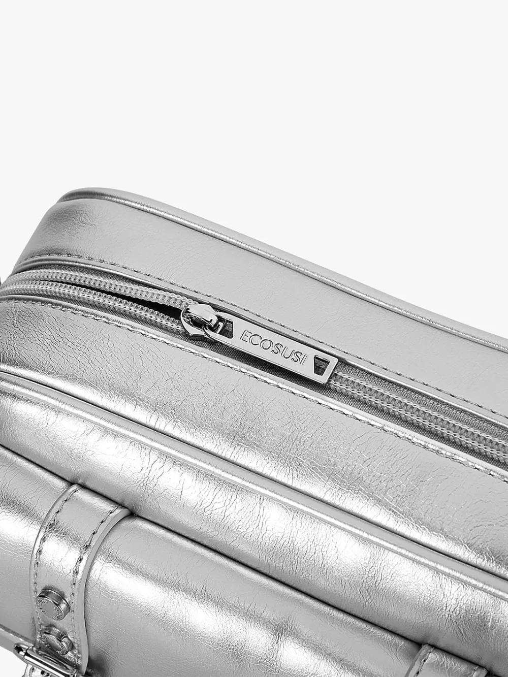 Mia Wide Strap Vegan Leather Crossbody Bag
