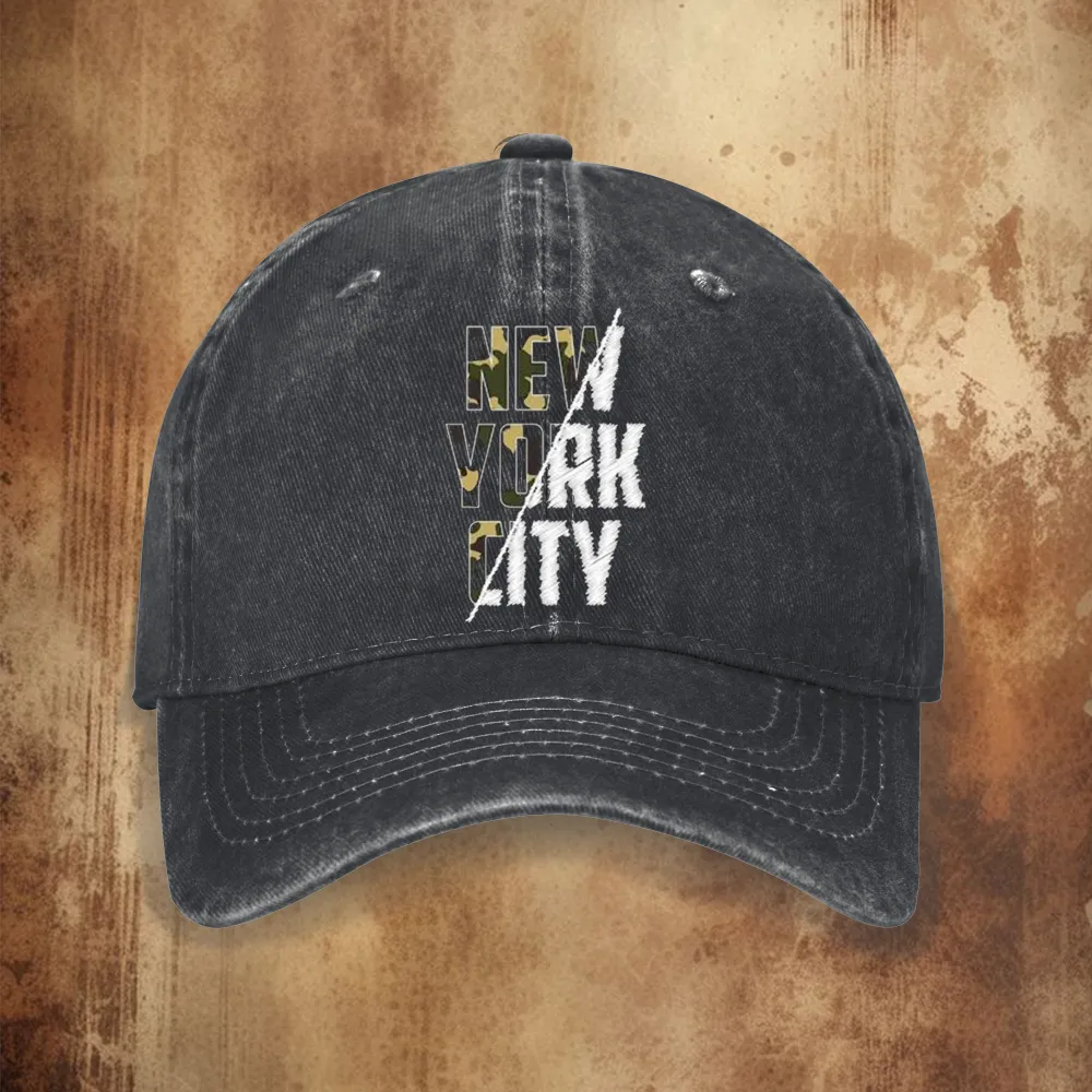 NEW YORK CITY Washed Cowboy Hat