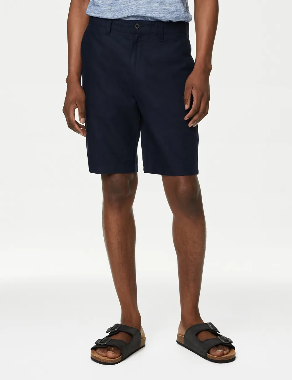 Linen Blend Chino Shorts