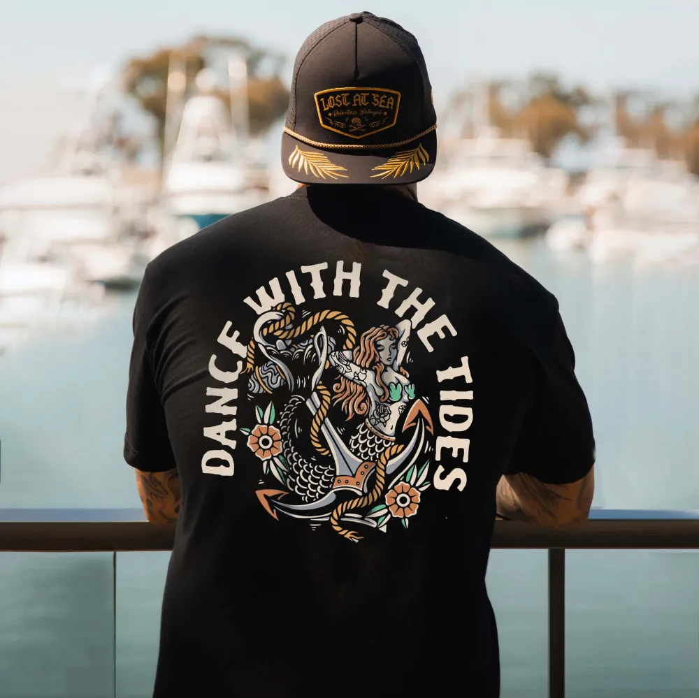 Dance With The Tides Printed Men's T-shirt