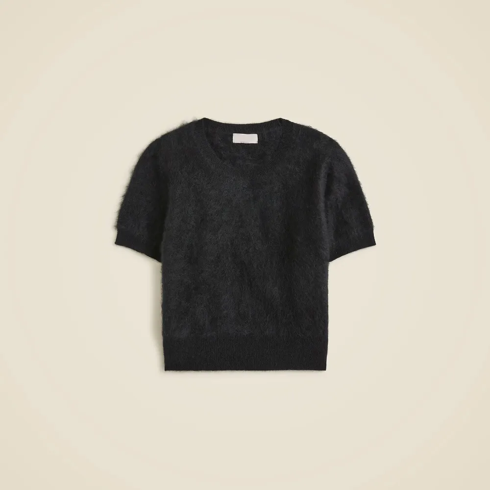 Brushed cashmere T-shirt