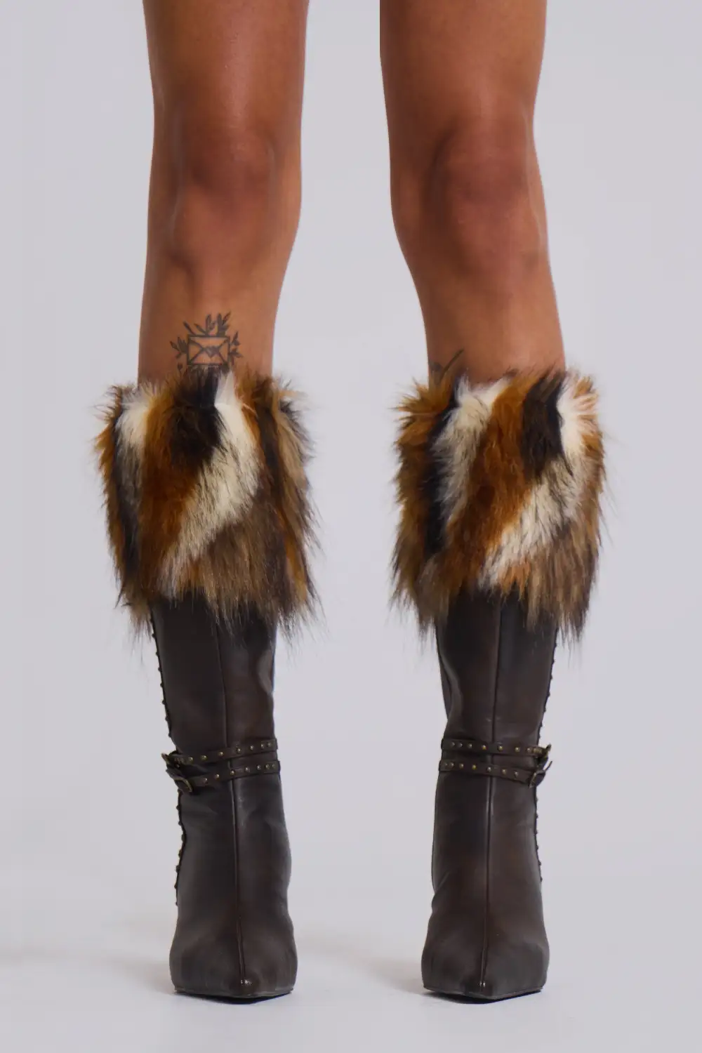 Fauna Faux Fur Heeled Boot