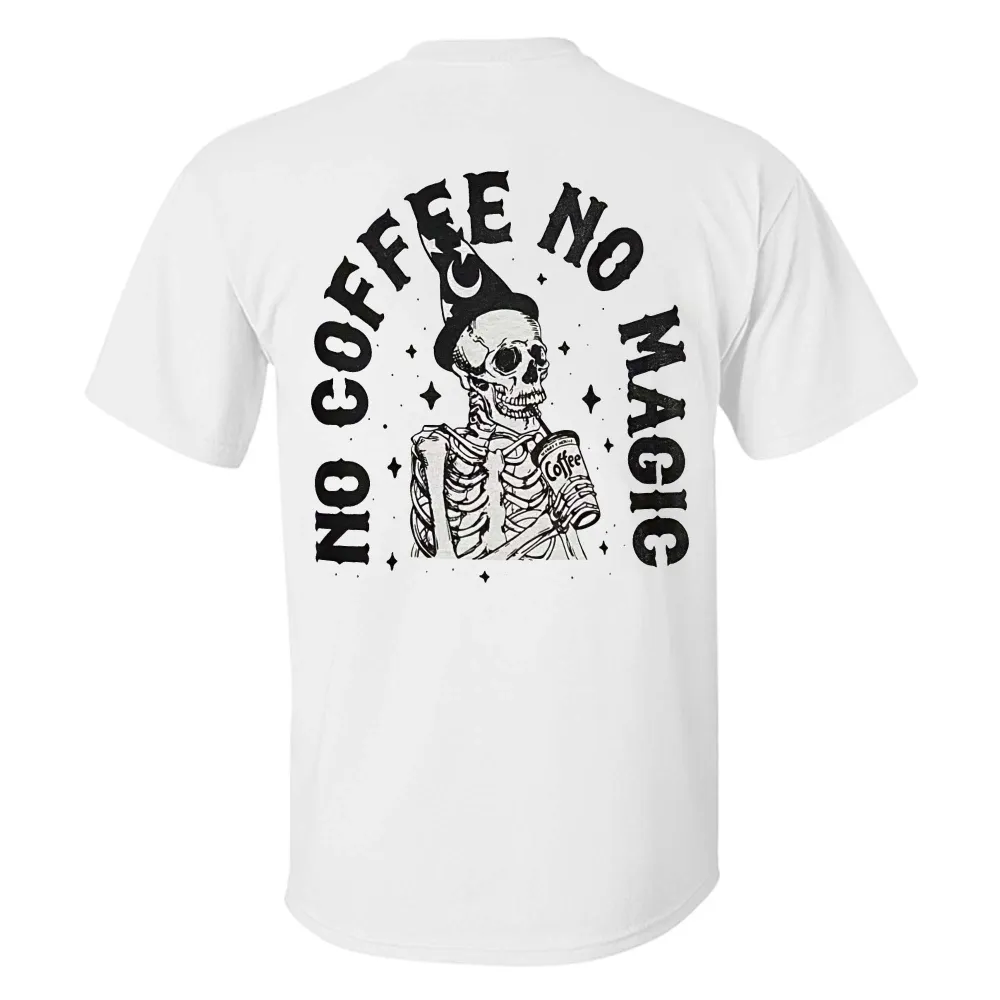 No Coffee No Magic Printed Men's T-shirt