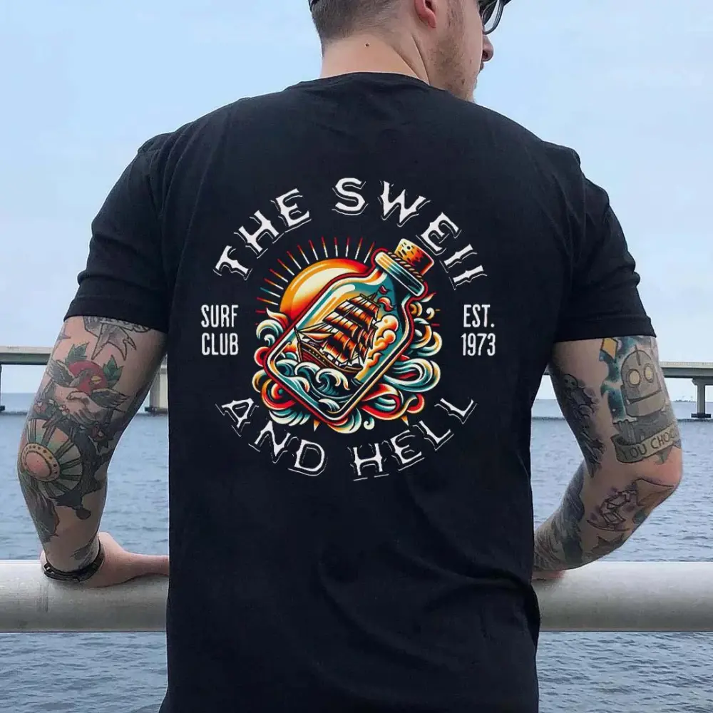 The Swell And Hell Printed Men's T-shirt