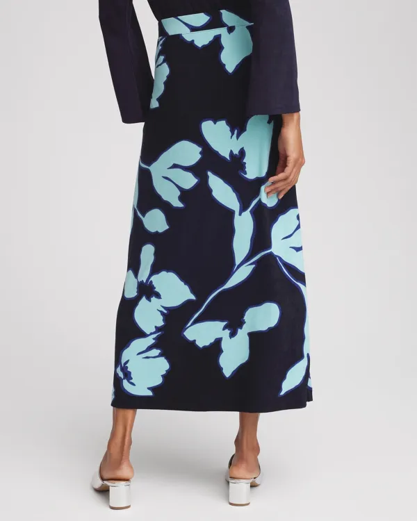 Floral Print Maxi Skirt