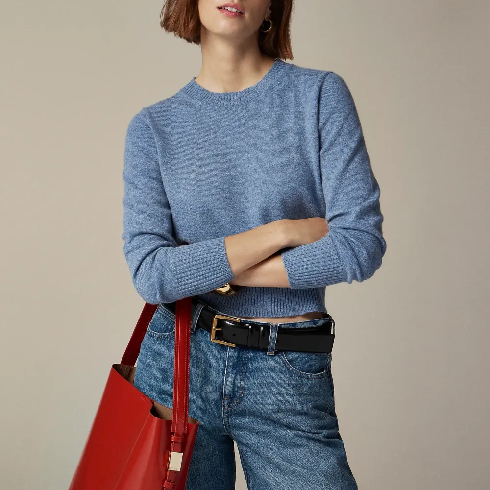 Cashmere classic-fit crewneck sweater