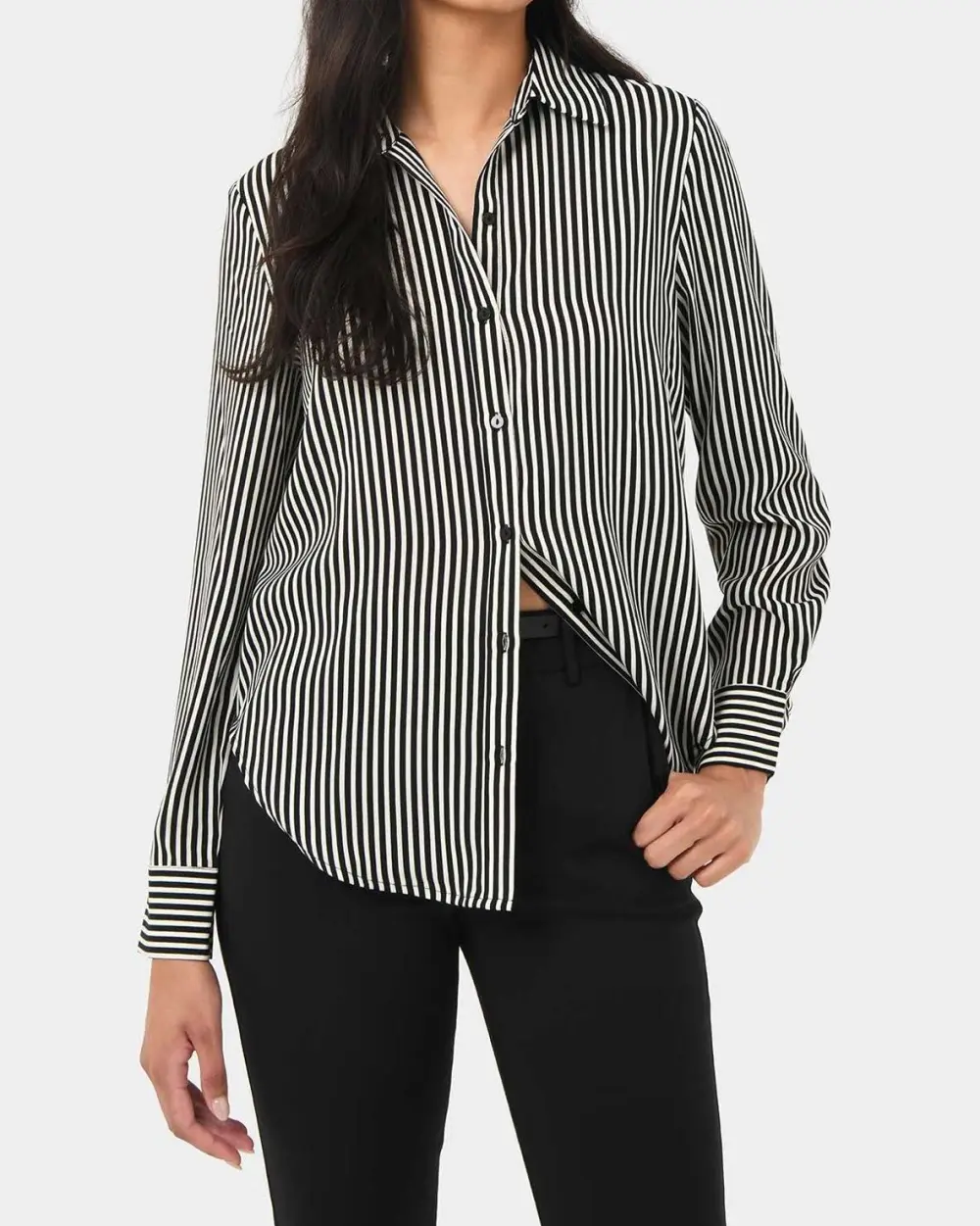 Contemporary Stripe Pattern Shirt