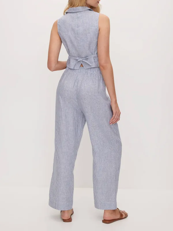 Luna Stripe Linen Blend Pant