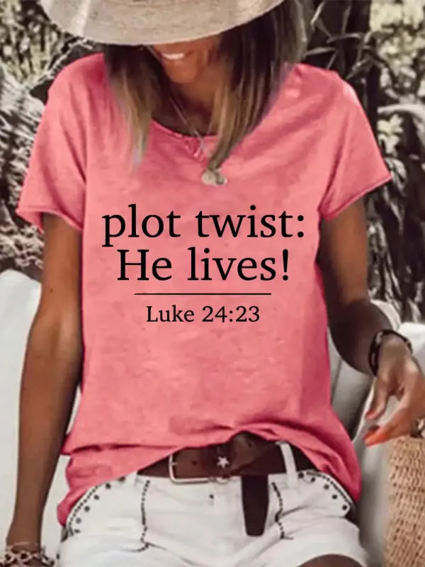 PLOT TWIST: HE LIVES!  Tee