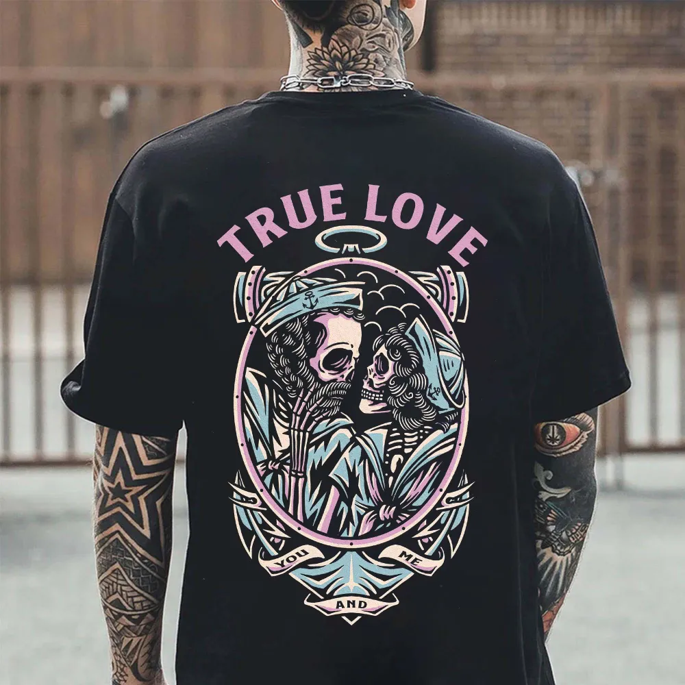 True Love Printed Men's T-shirt