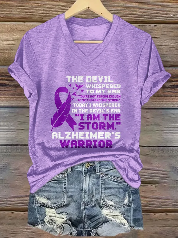Women'S I Am The Storm V-Neck T-Shirt