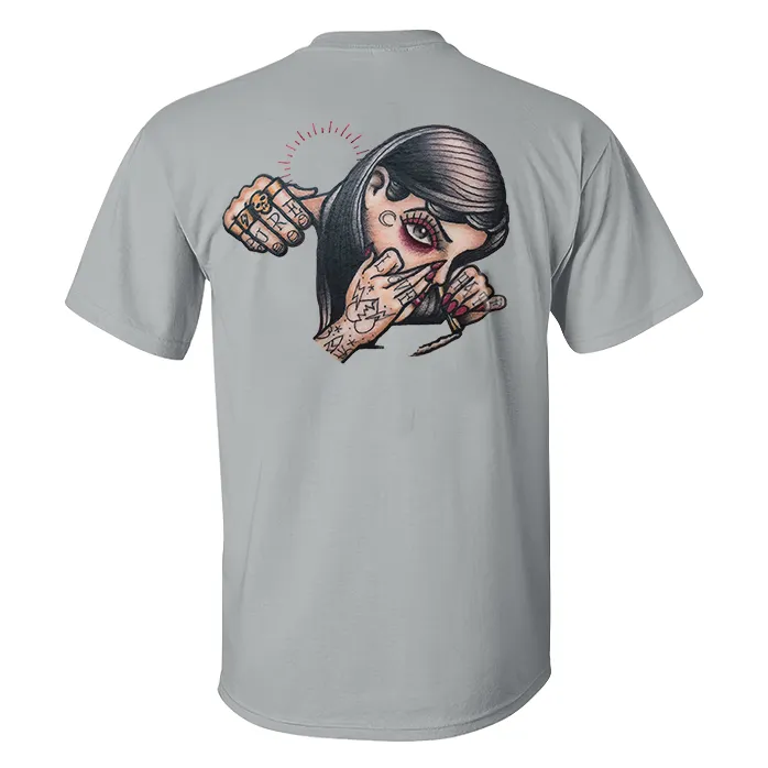 Tattoo Girl Printed Men's T-shirt