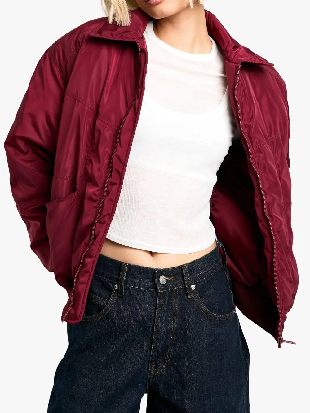 OVERSIZED BOMBER JACKET