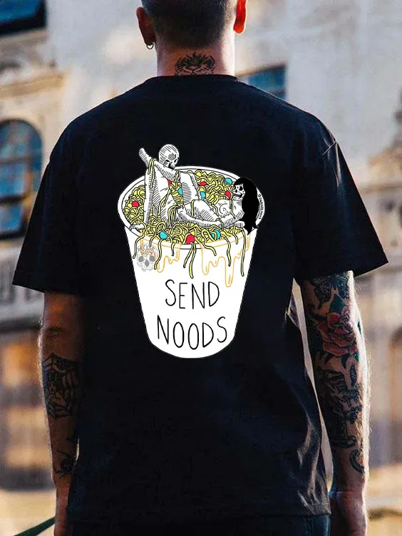 Send Noods Printed Men's T-shirt
