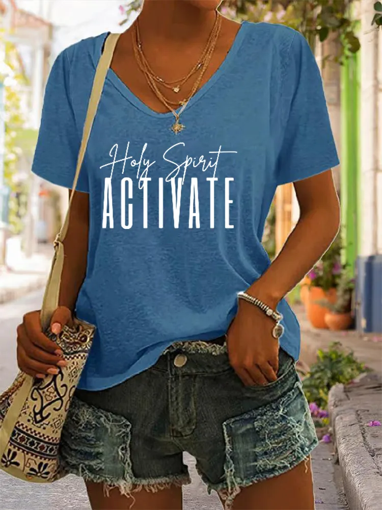 Holy Spirit Activate Shirt,Funny Christian Shirt, Funny Viral Quote, Religious Faith, Spirit Shirt,Holiday Shirt, Spirit Shirt, Holiday Gift