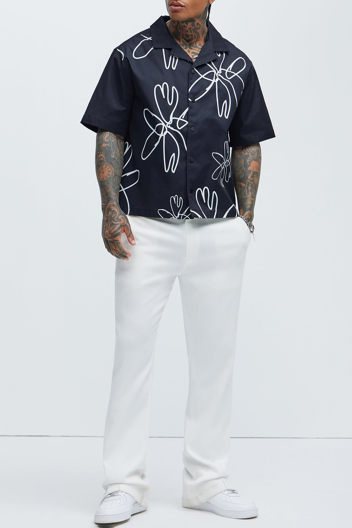 Carver Graffiti Shirt - Off White