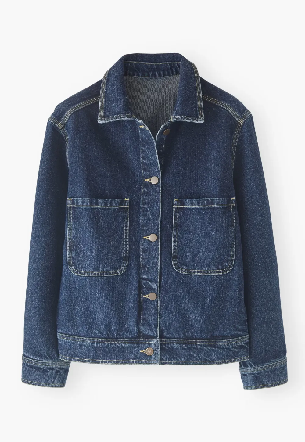 Boxy denim jacket
Recycled cotton