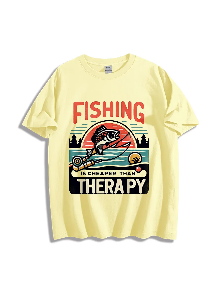 Fishing Is Cheaper Than Therapy T-Shirt