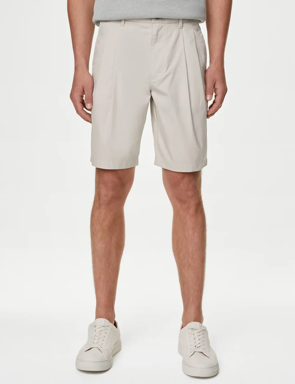 Super Lightweight Twin Pleat Chino Shorts