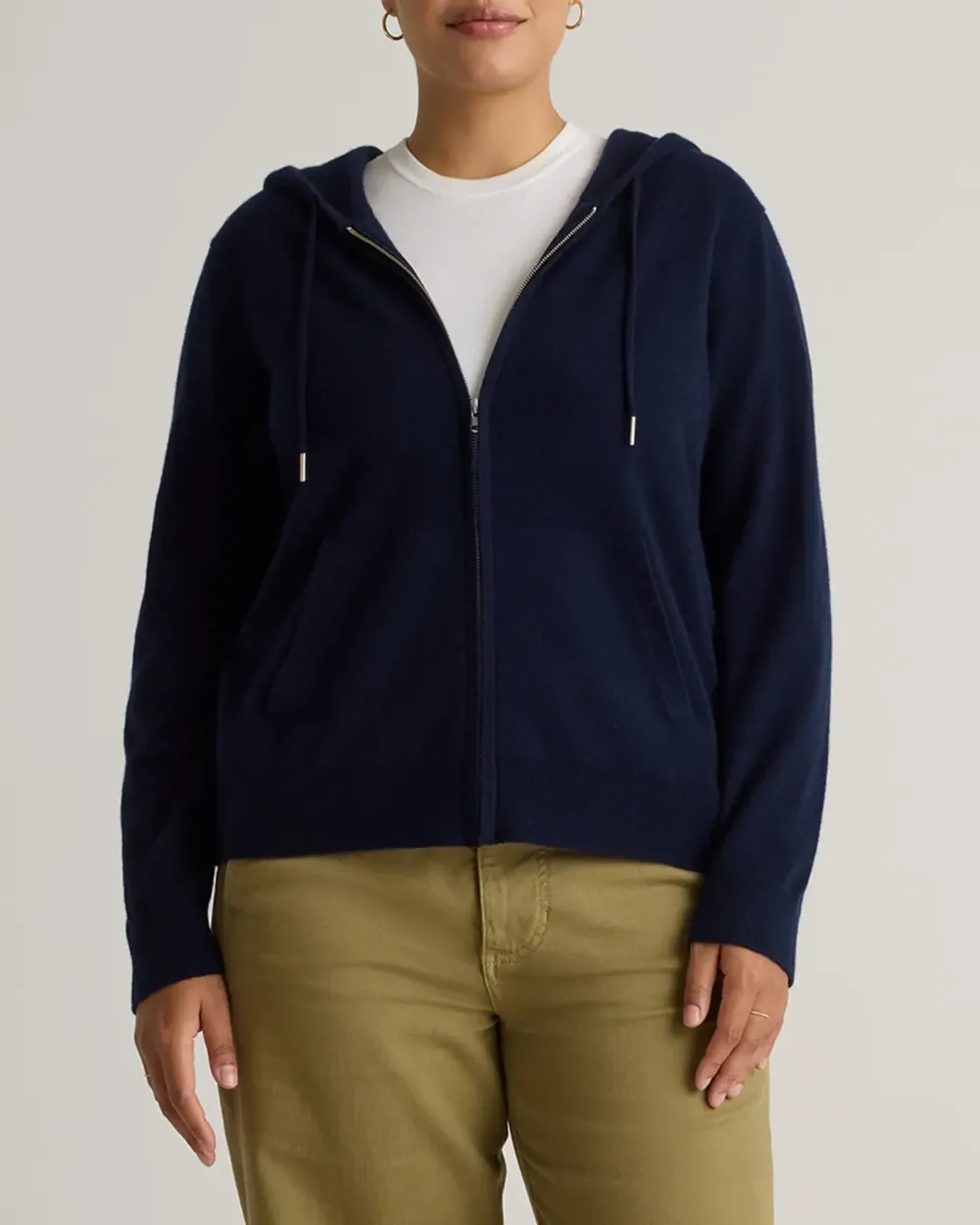 Slight Stretch Full-Zip Hoodie