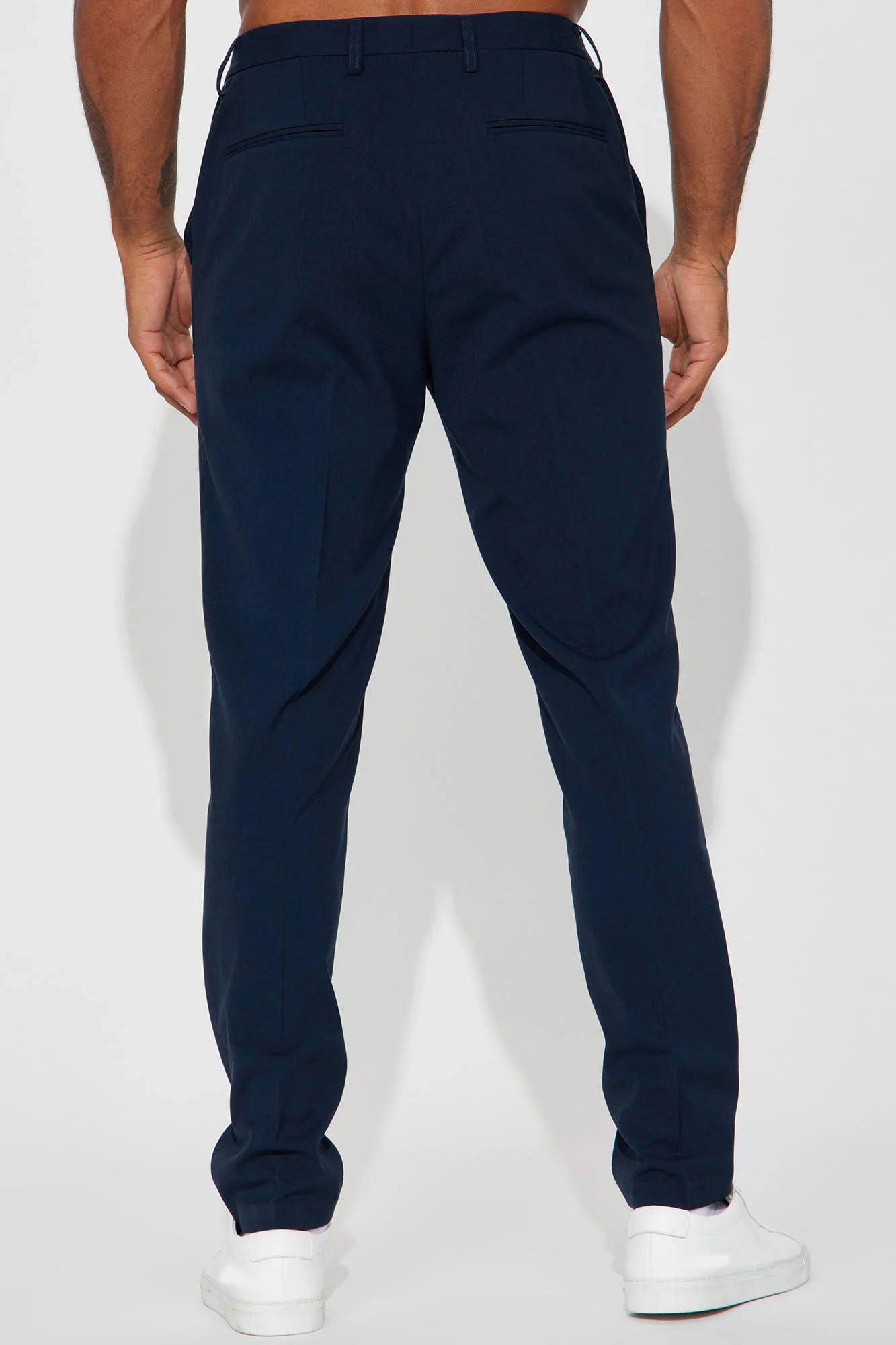 Casual Style Slim Trouser - Navy