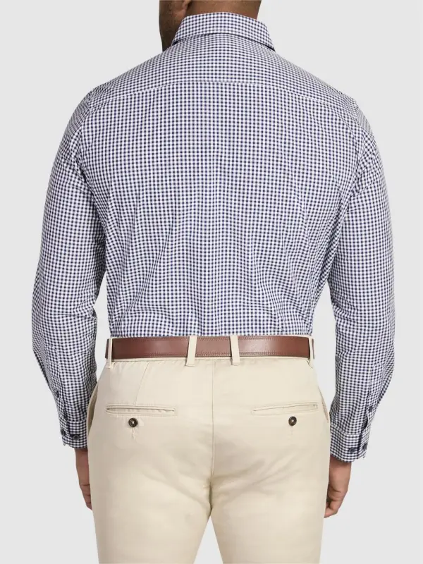 NAVY WHITELY CHECK SHIRT