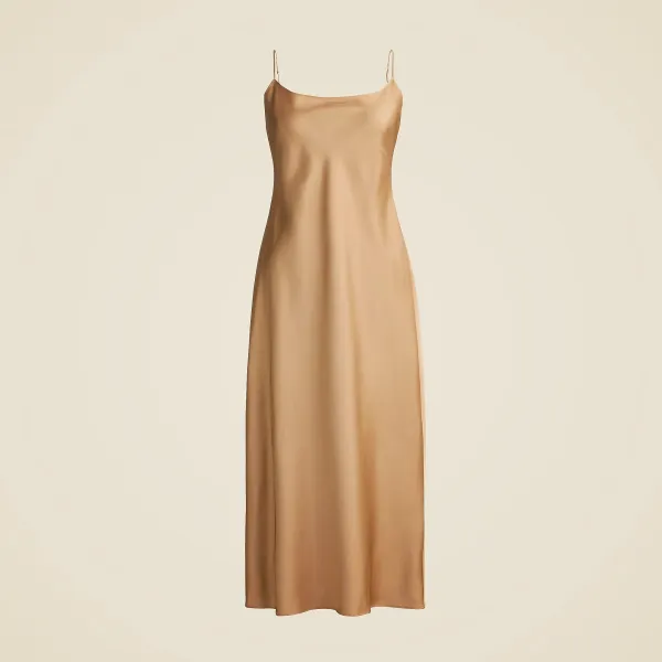 Gwyneth slip dress in luster charmeuse