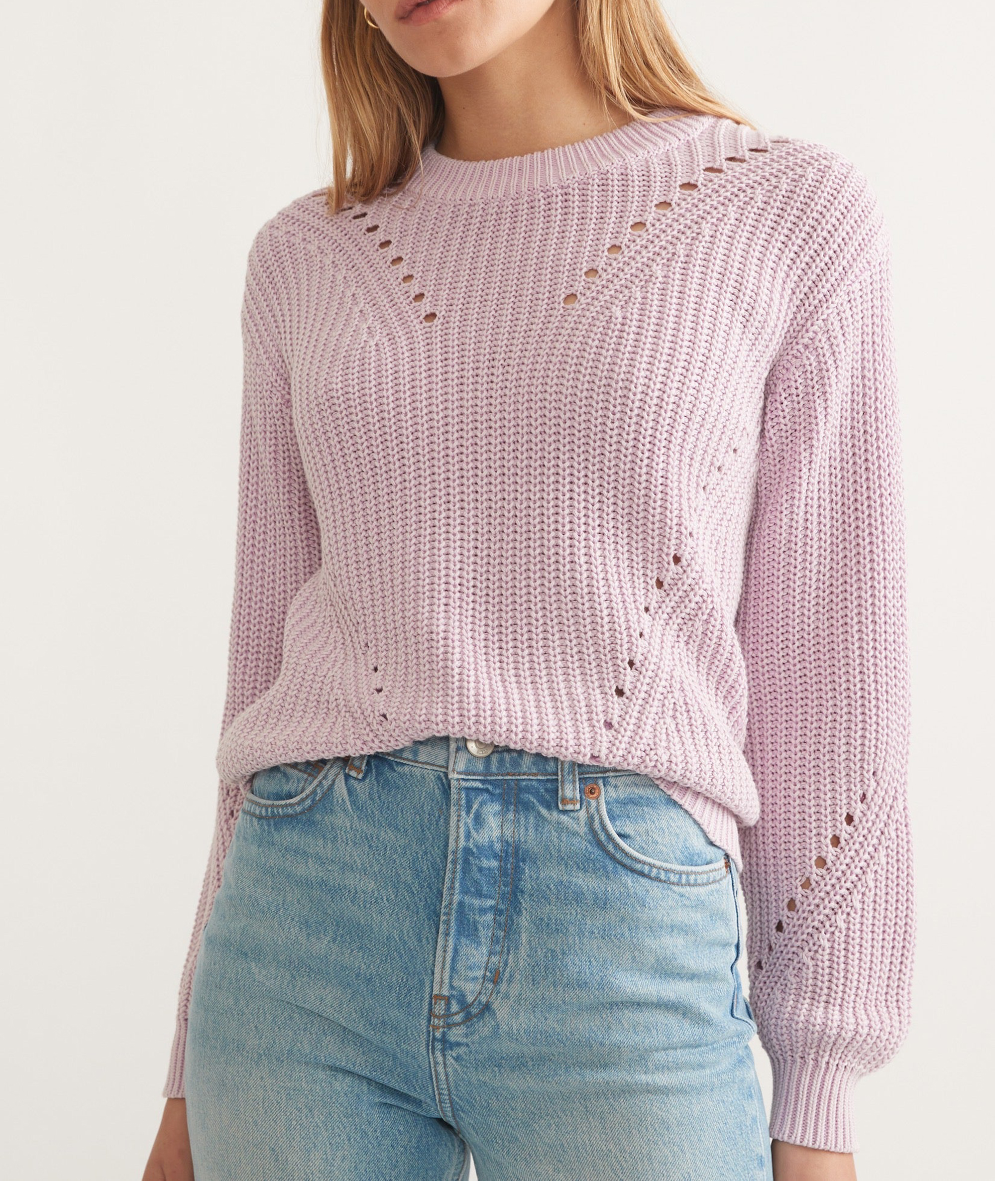 Lavender Mist Crewneck Sweater