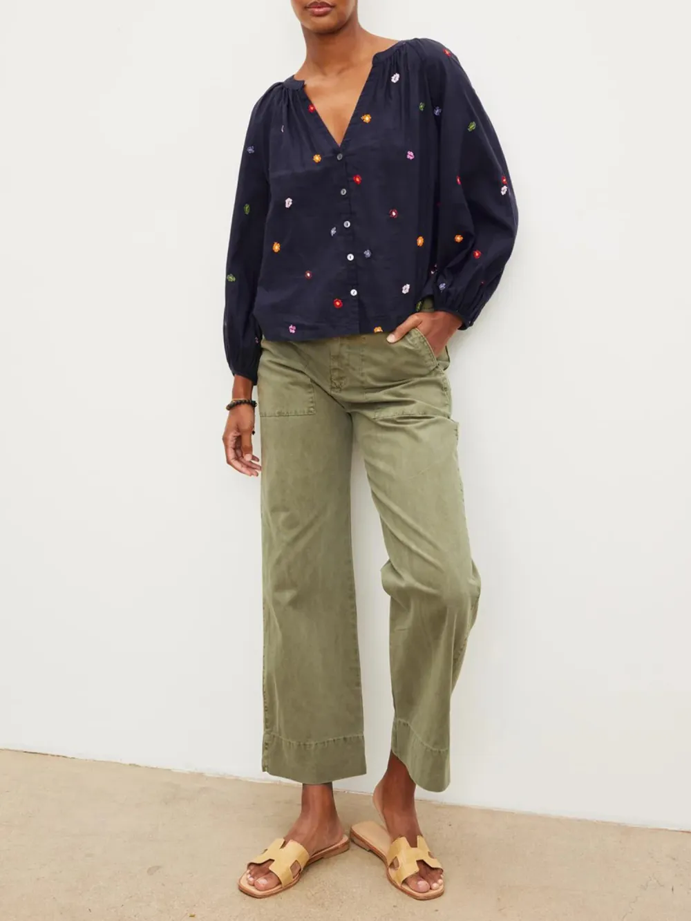 Mya Cotton Canvas Pant