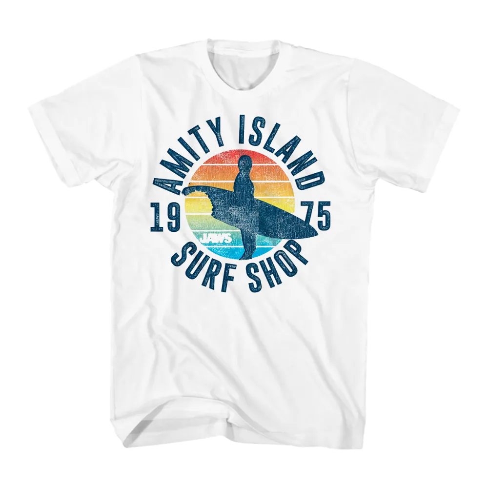 Jaws Amity Island Surf Shop 1975 Shirt