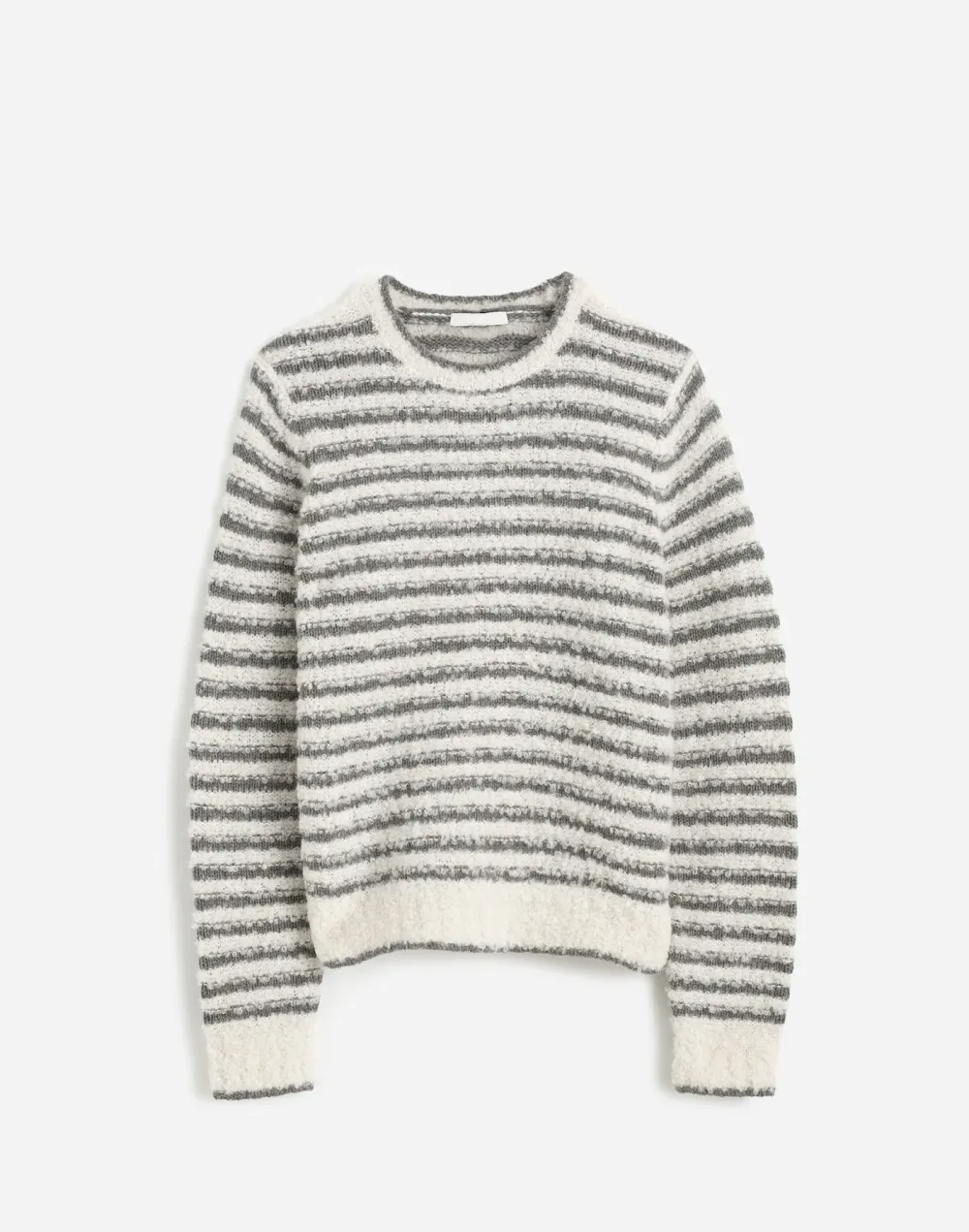 Bouclé-Knit Crewneck Sweater