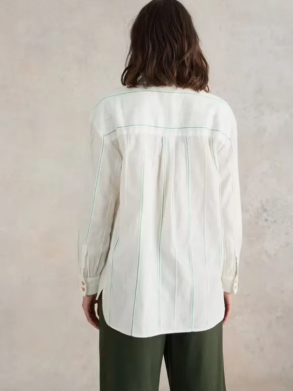 Longline Laurel Cotton Shirt