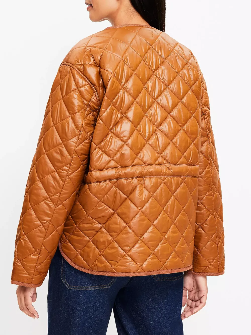 Shimmer Quilted Puffer Jacket