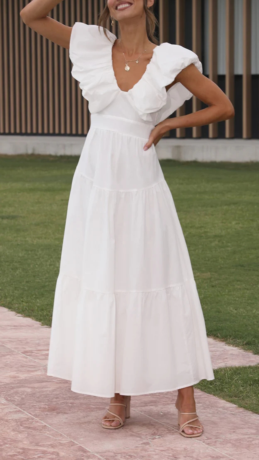 Emma Maxi Dress - White