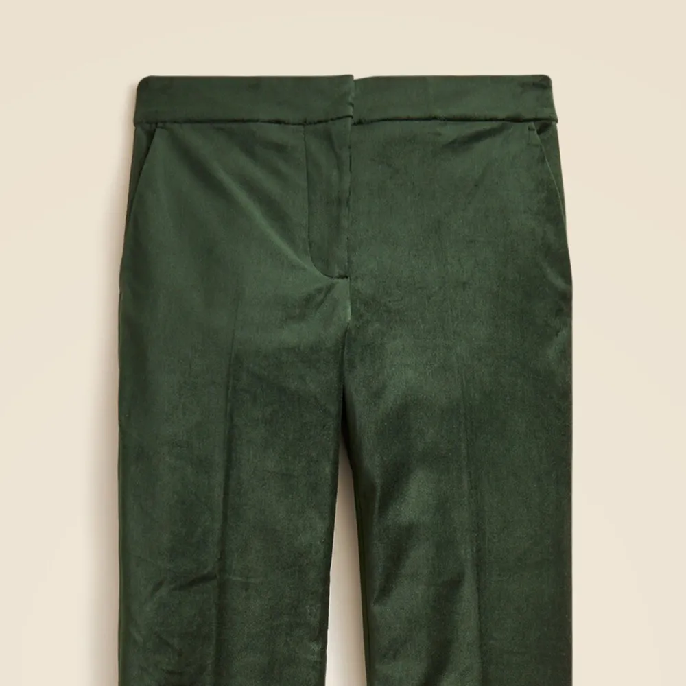 Kate slim-fit pant in velvet