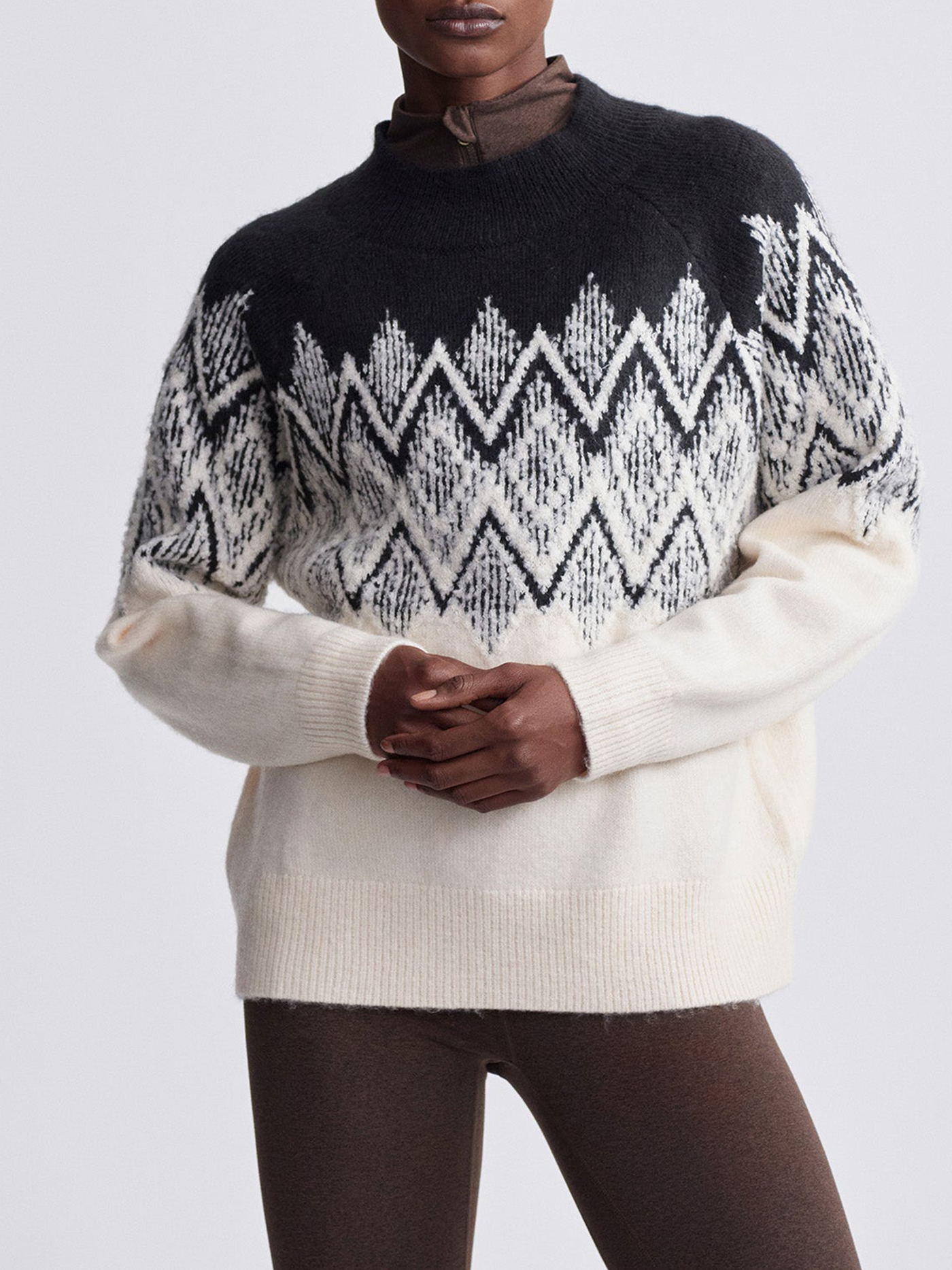 Siren Relaxed Jacquard Sweater