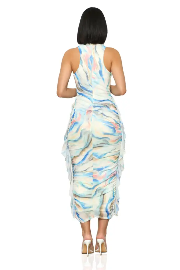 Ocean Breeze Midi Dress