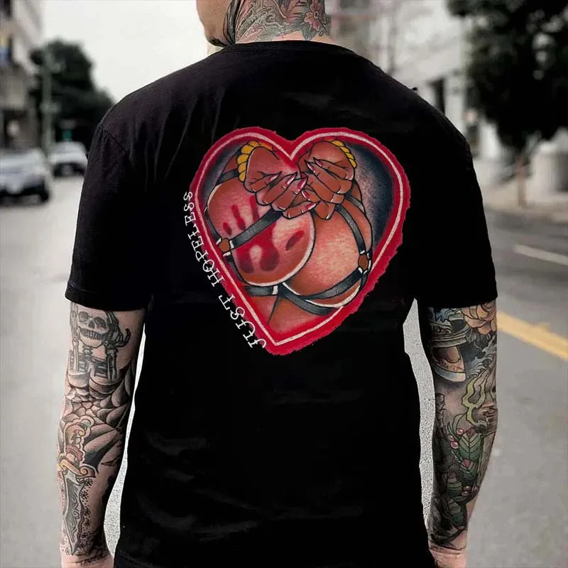 Just Hopeless Printed Men's T-shirt