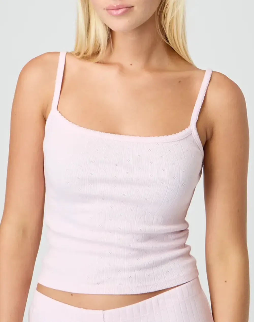 Cotton Pointelle Cami