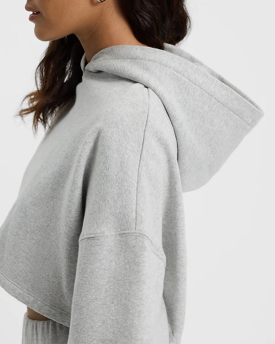 Relaxed Cropped Hoodie