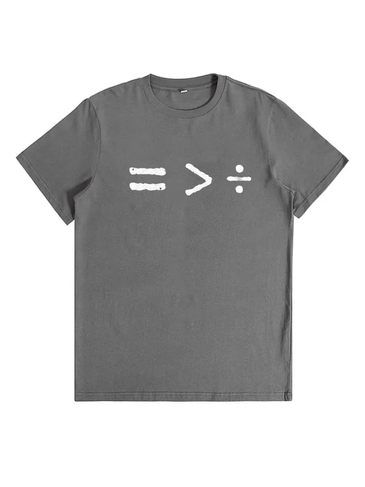 Equal Rights Math Equal Sign Is Greater Than Divide Equality T-Shirt