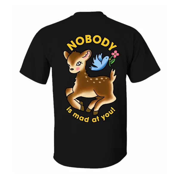Nobody Is Mad At You! Printed Men's T-shirt