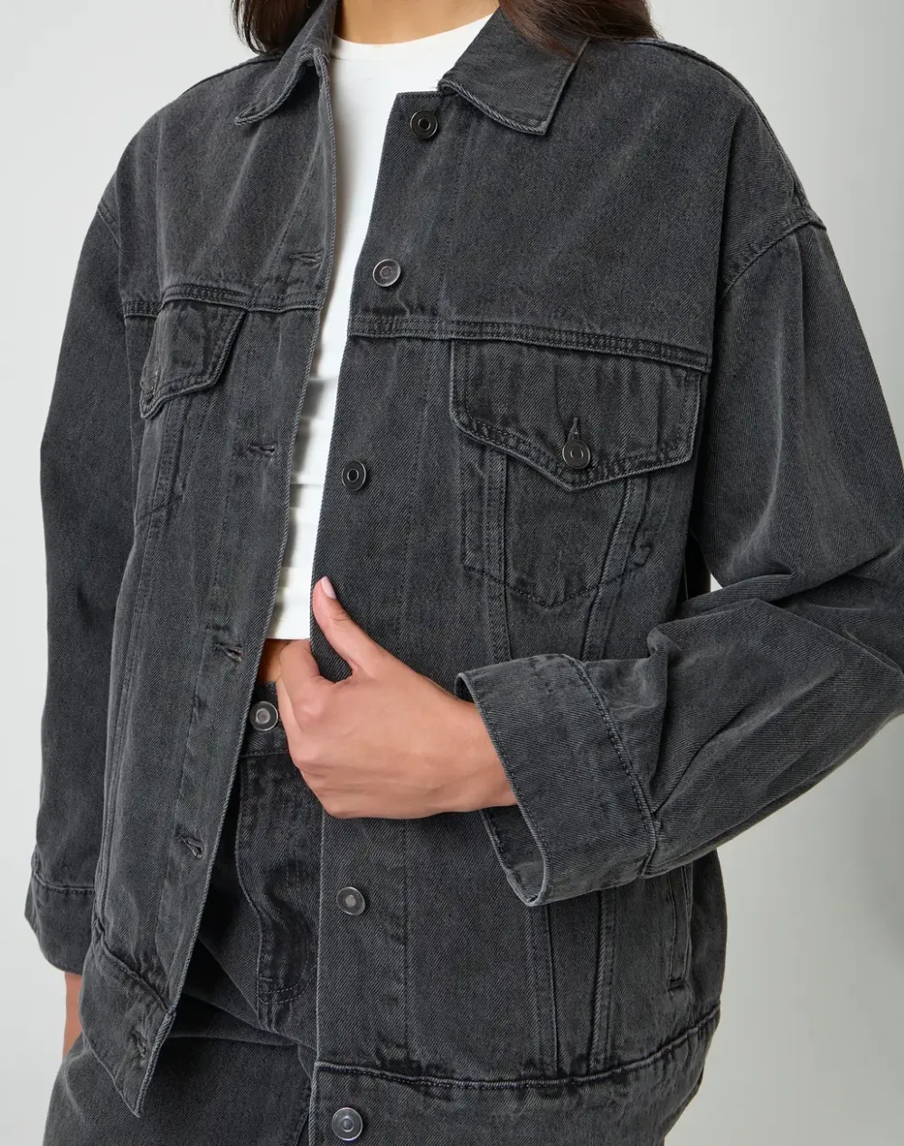 Longline Denim Jacket