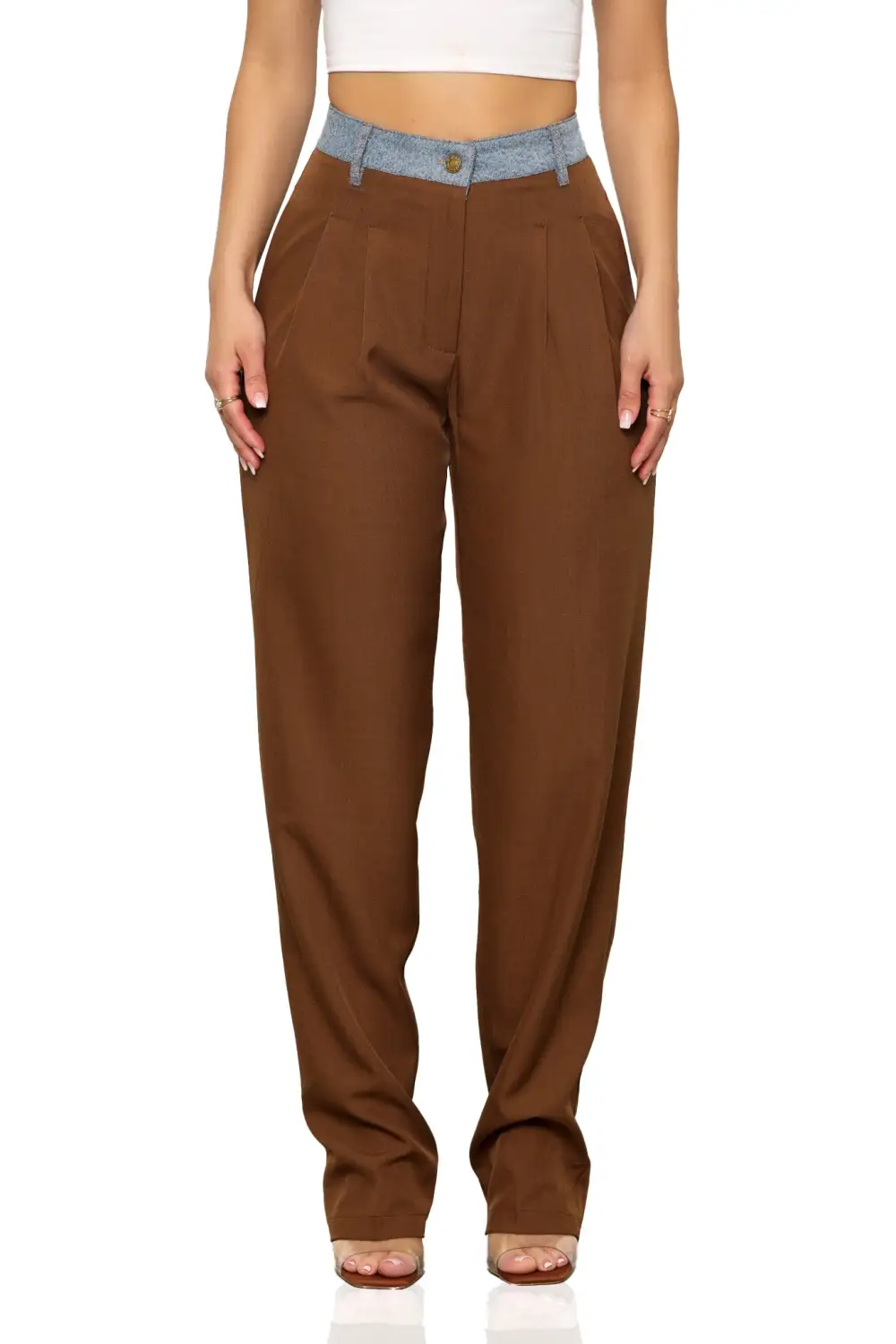 Casual Chic Straight Leg Slacks